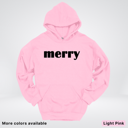 Merry - Black Design - Hoodie