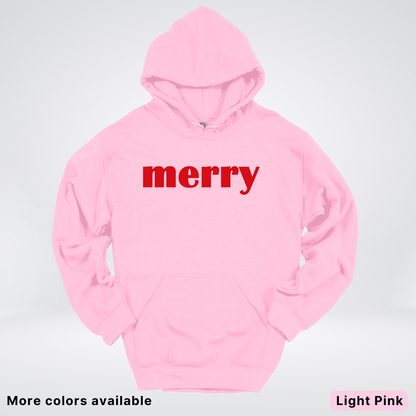 Merry - Red Design - Hoodie