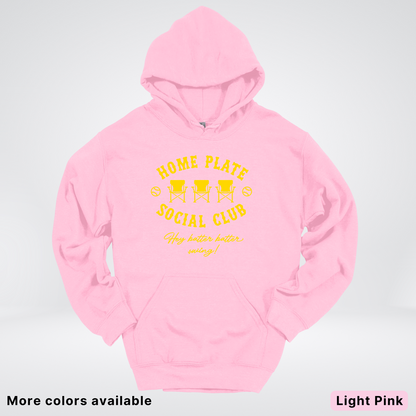 Home Plate Social Club – Gold Design - Hoodie