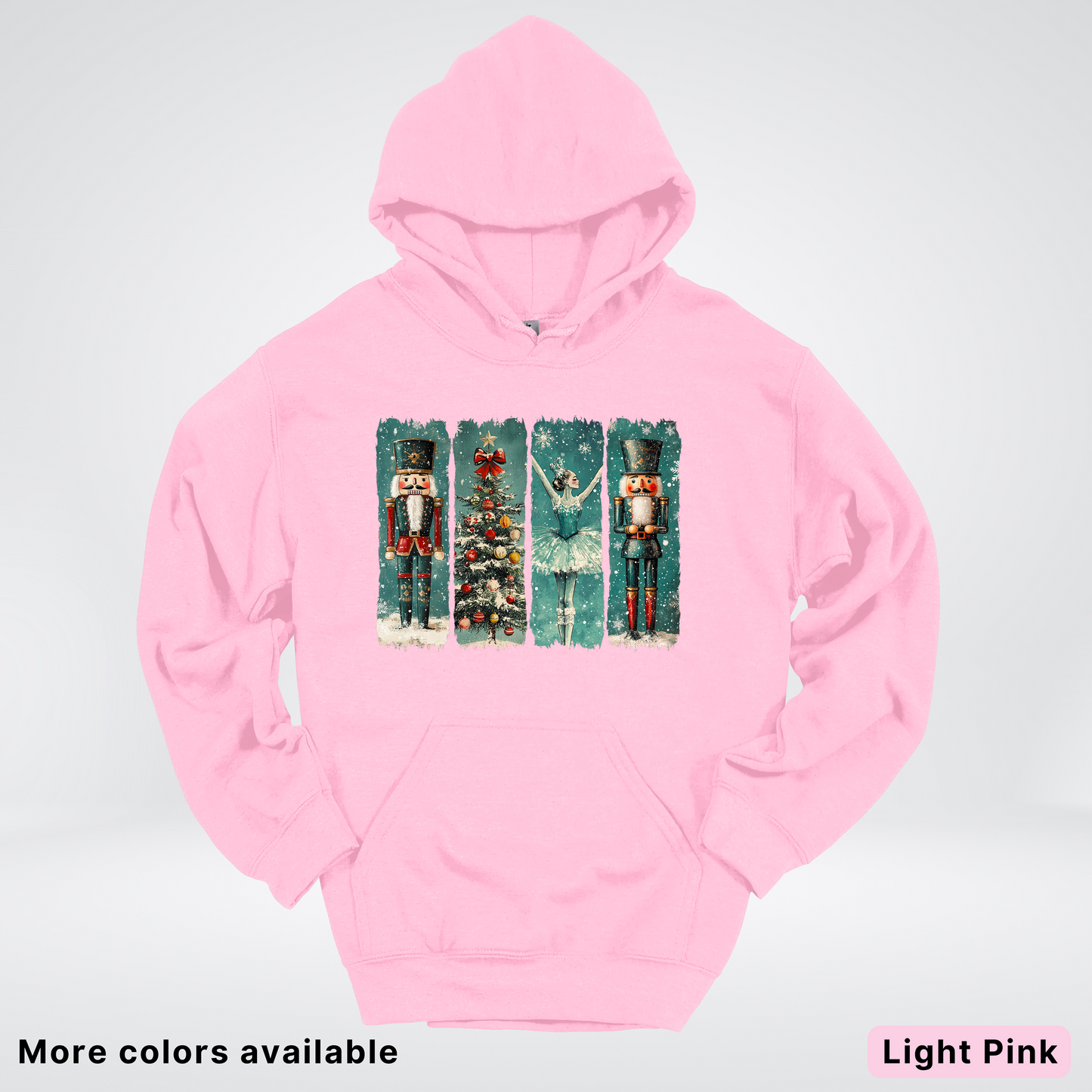 Vintage Nutcracker Ballet Panel - Hoodie
