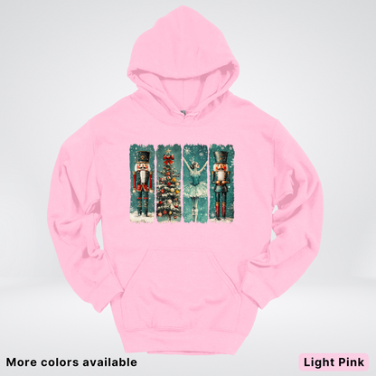 Vintage Nutcracker Ballet Panel - Hoodie