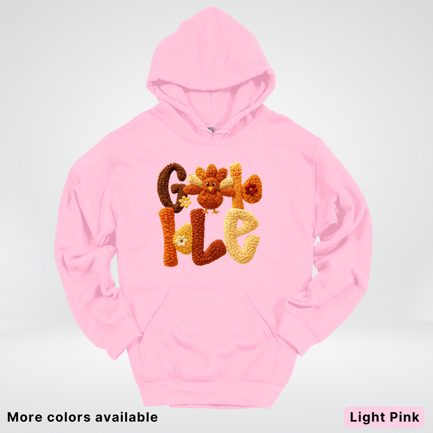 Gobble Crochet Turkey - Hoodie