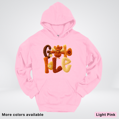 Gobble Crochet Turkey - Hoodie