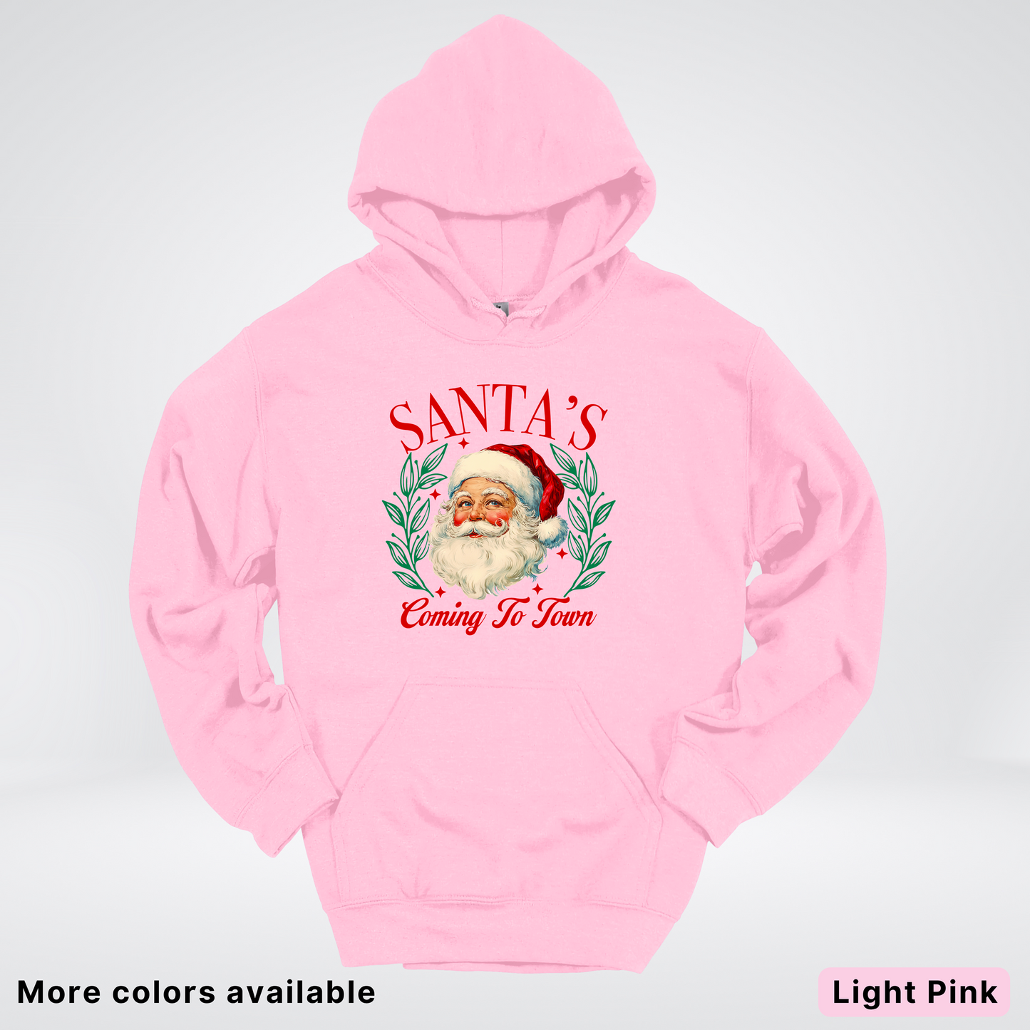 Santa's Coming To Town Hoodie - Hoodie