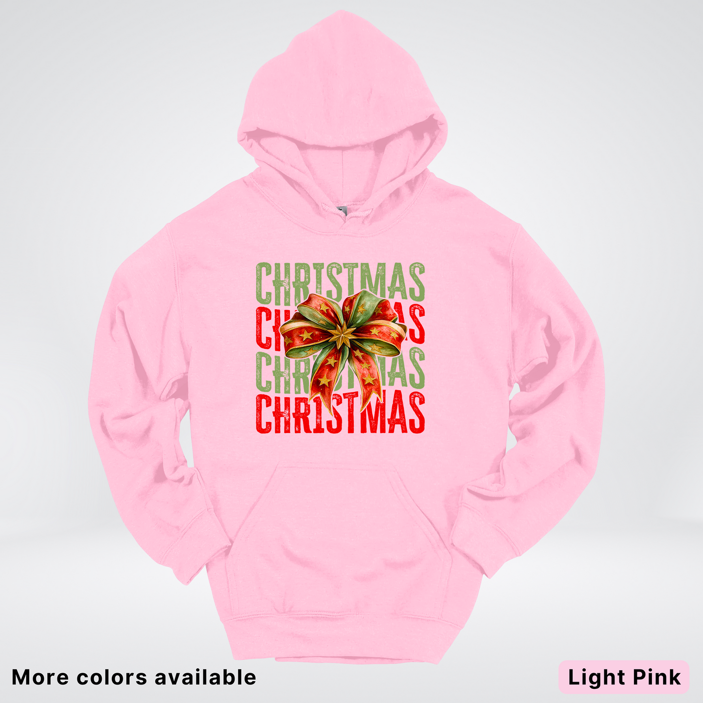 Christmas Star Bow - Hoodie