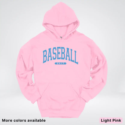 Baseball 24/7 – Light Blue Design - Hoodie