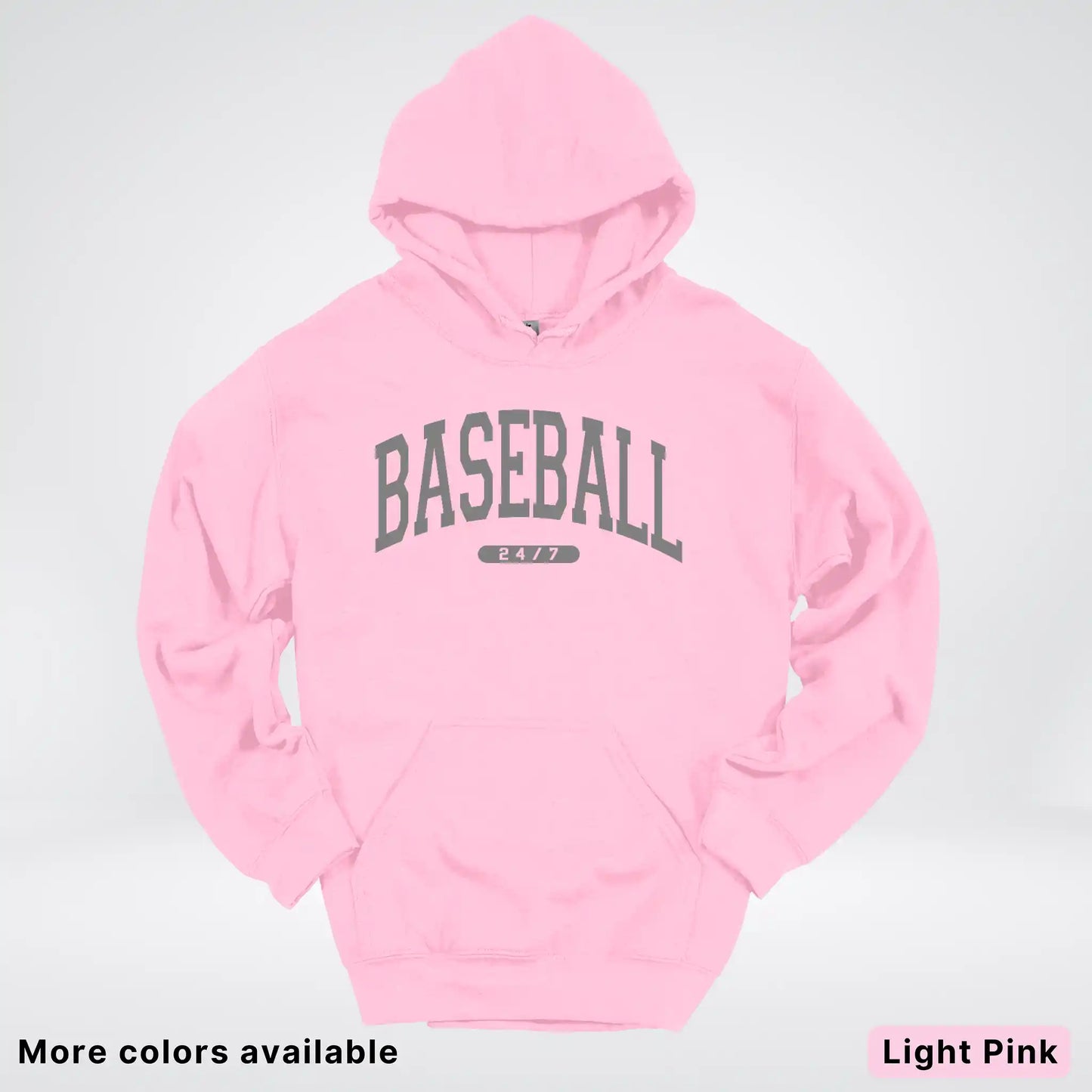 Baseball 24/7 – Gray Design - Hoodie