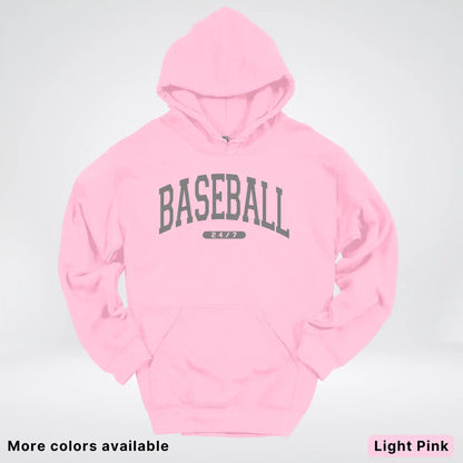 Baseball 24/7 – Gray Design - Hoodie