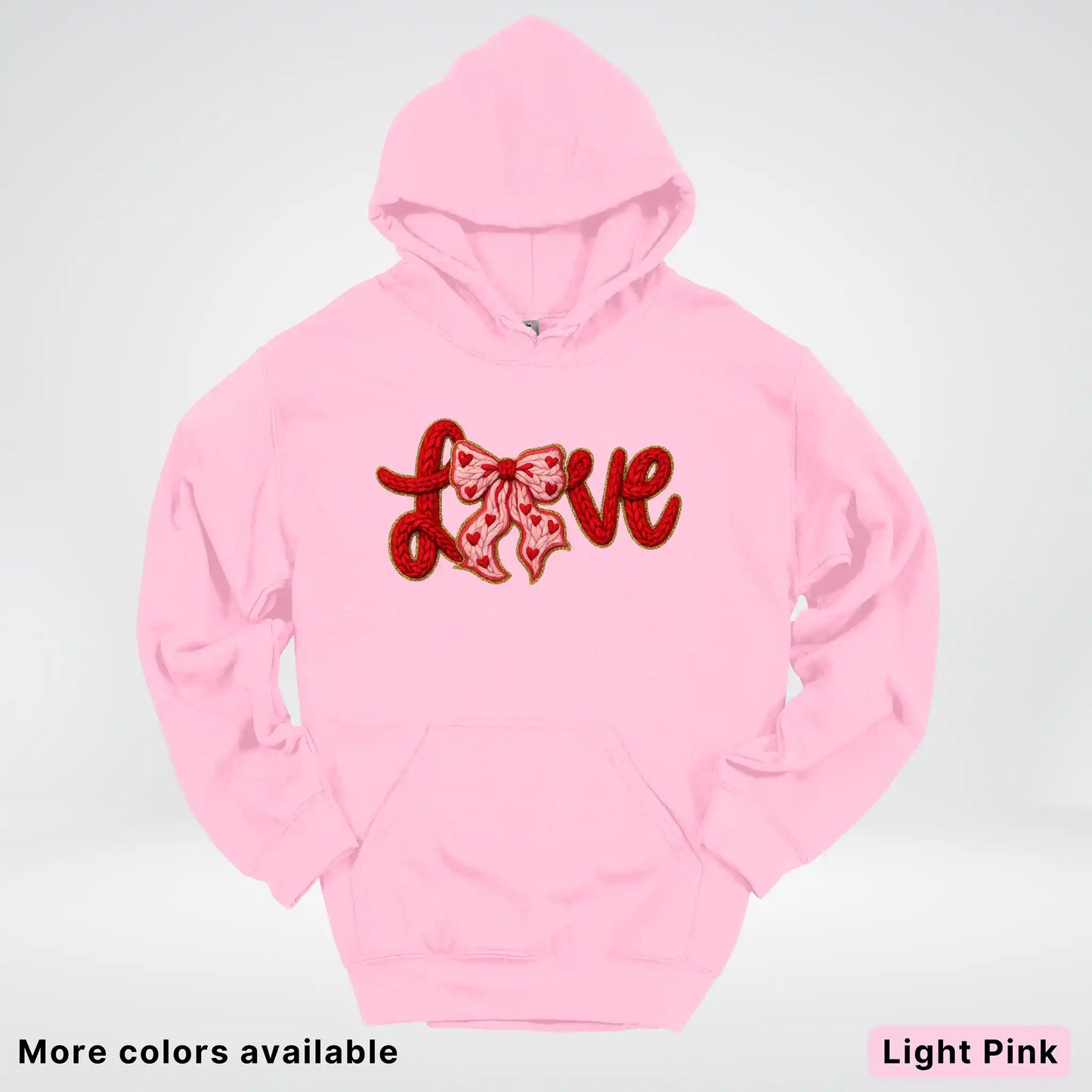 Love Bow Hook Yard Faux - Hoodie