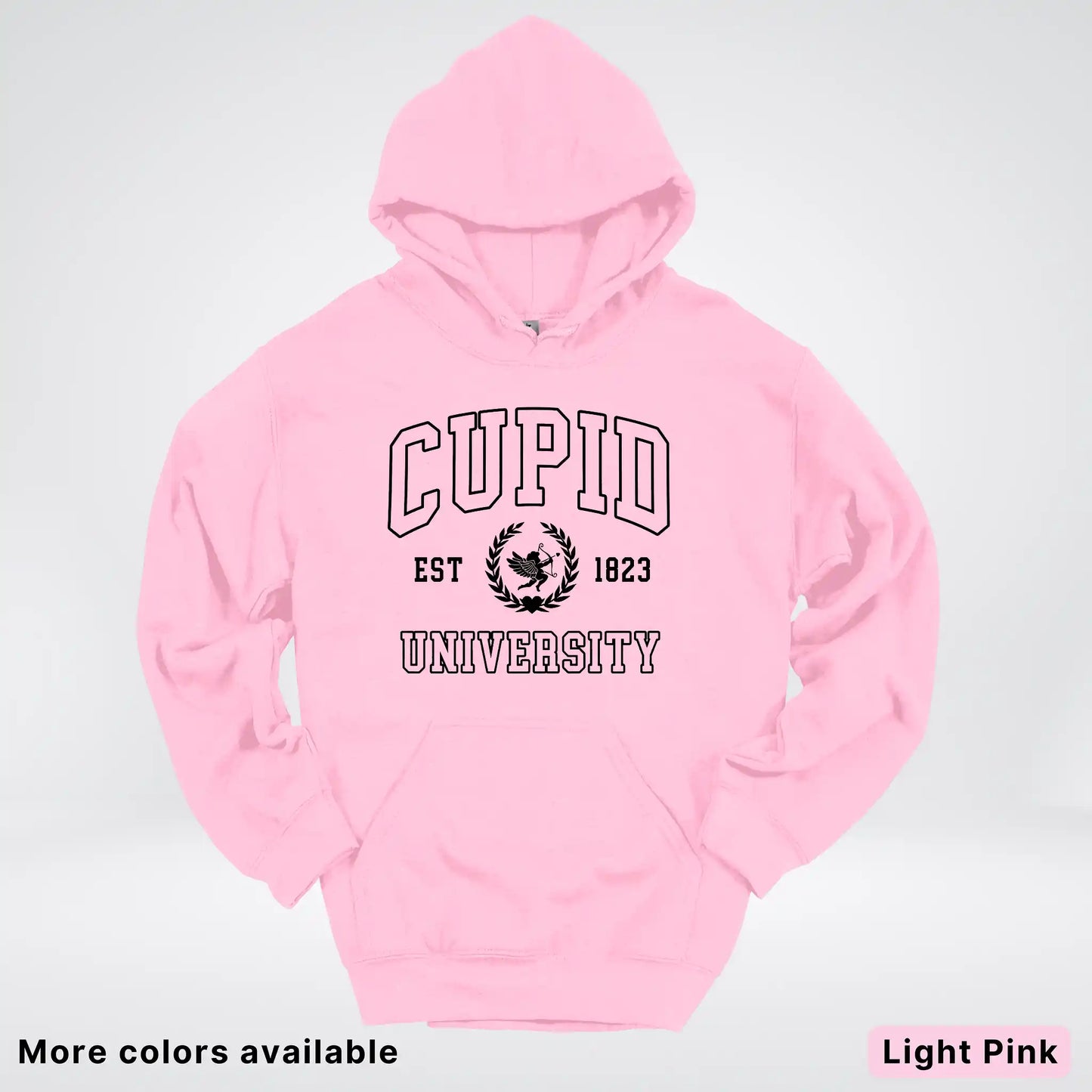 Cupid University Est 1823 - Black Design - Hoodie