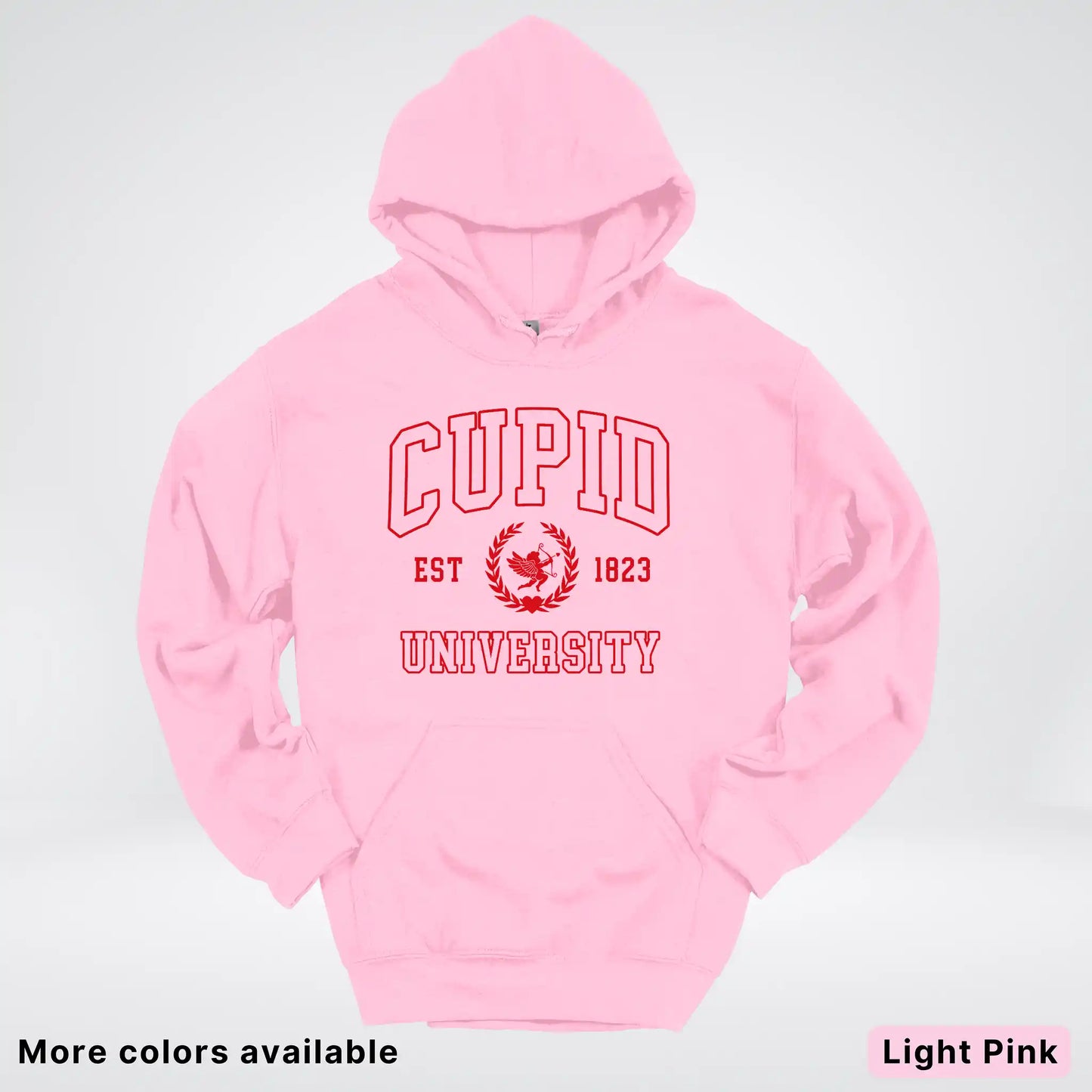 Cupid University Est 1823 - Red Design - Hoodie