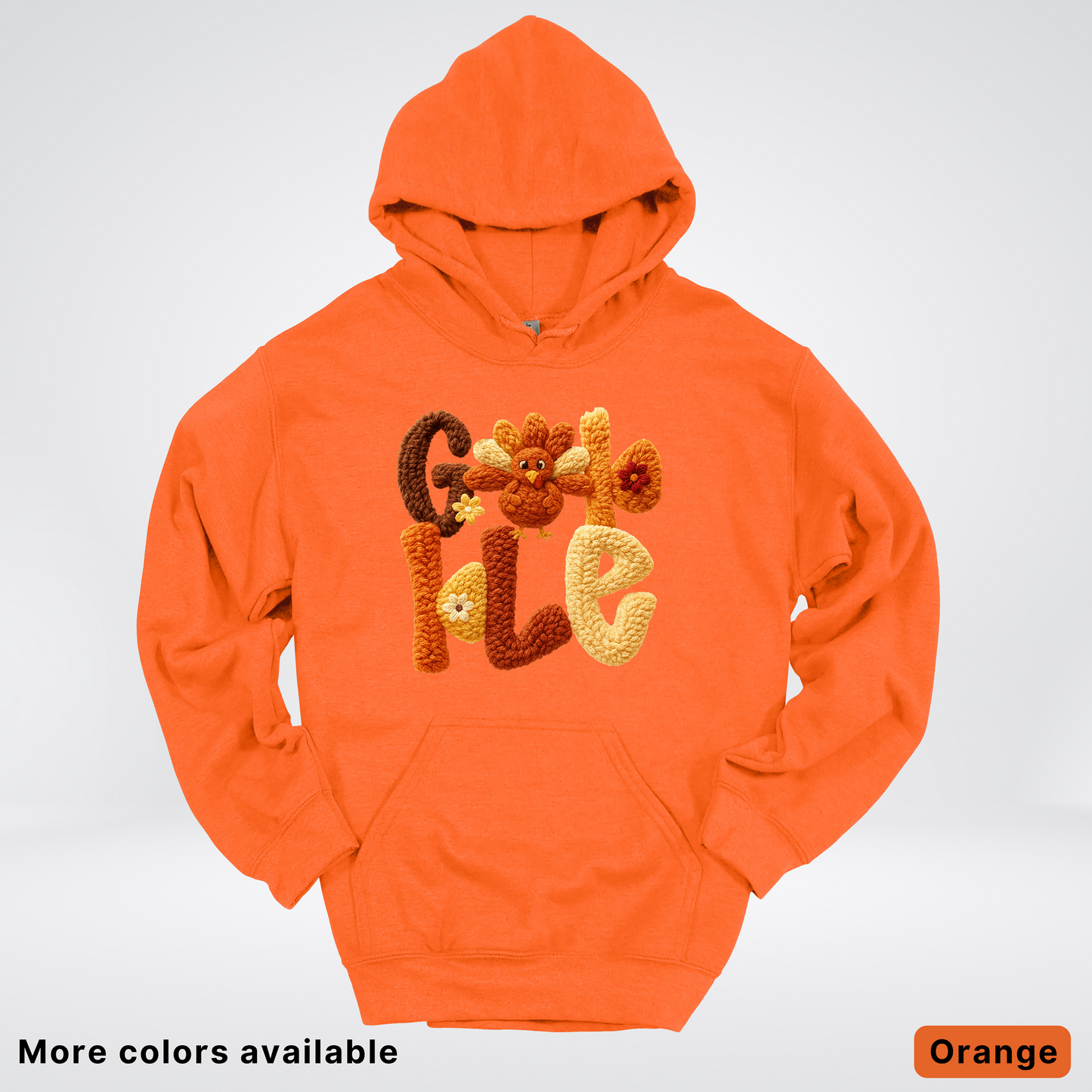 Gobble Crochet Turkey - Hoodie