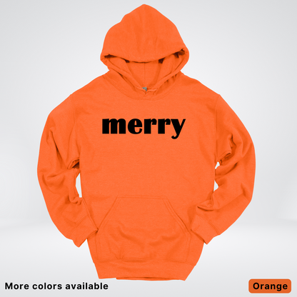 Merry - Black Design - Hoodie