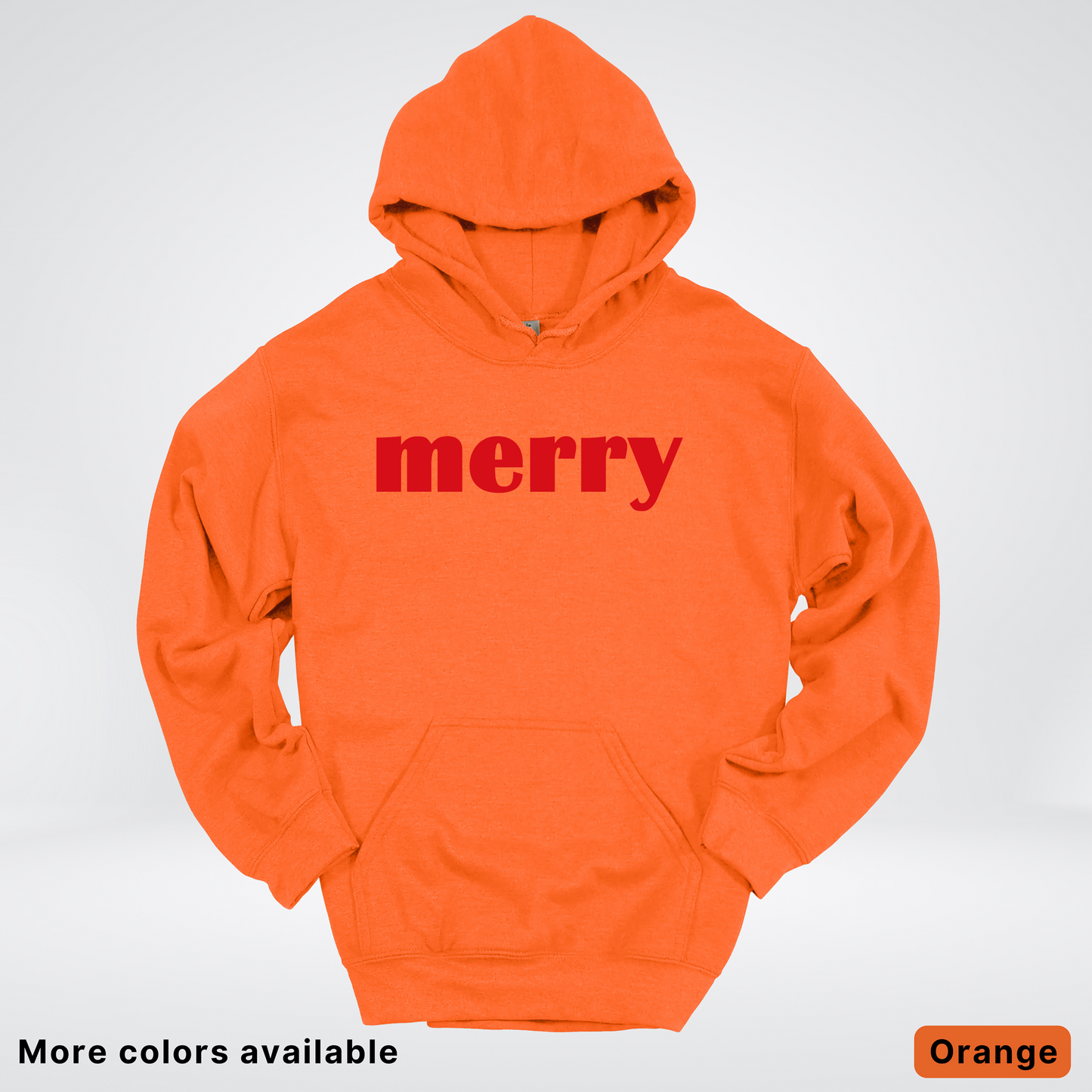 Merry - Red Design - Hoodie