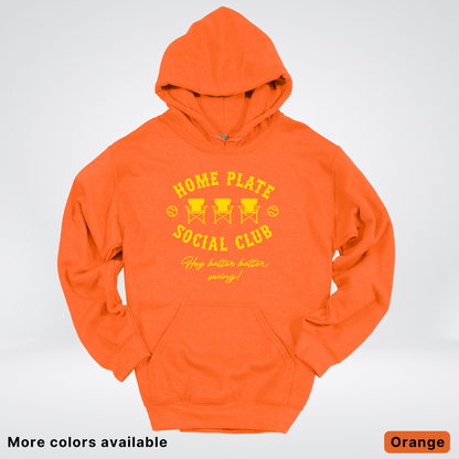 Home Plate Social Club – Gold Design - Hoodie
