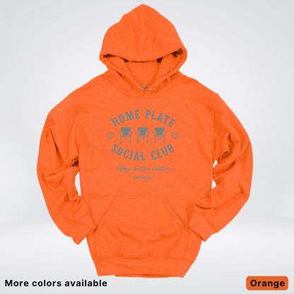 Home Plate Social Club – Gray Design - Hoodie