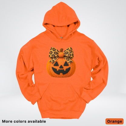 Coquette Crochet Pumpkin - Hoodie
