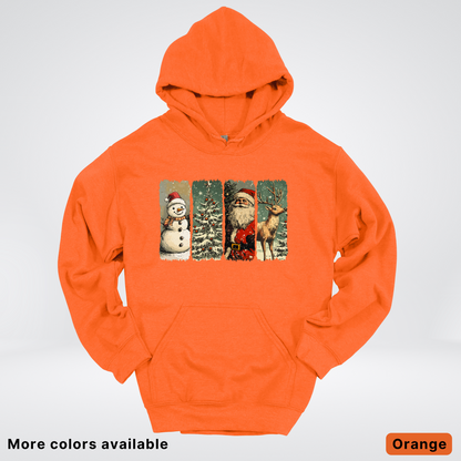 Classic Christmas Strip Art - Hoodie