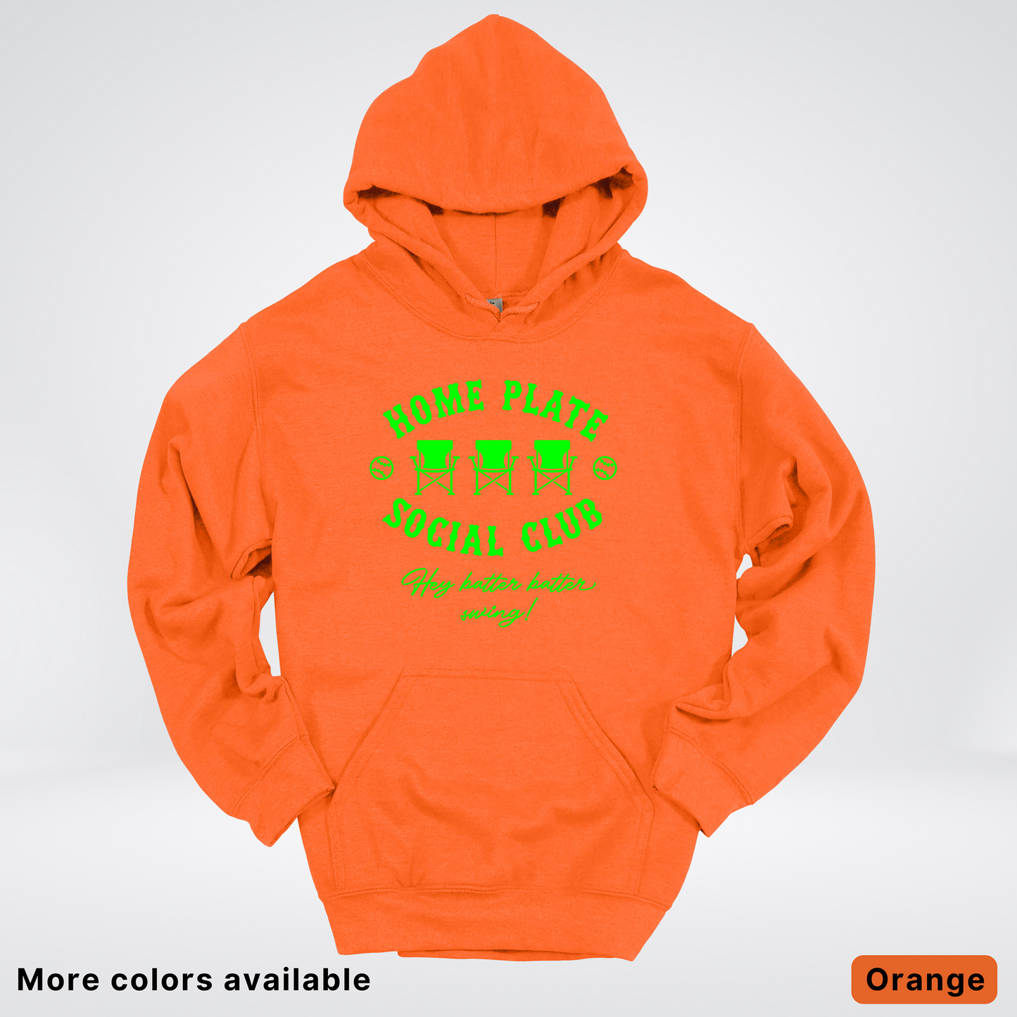 Home Plate Social Club – Green Design - Hoodie