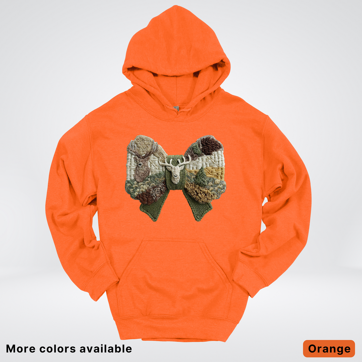 Rocking Horse Holiday Bow – Hook Yard Faux Look - Hoodie