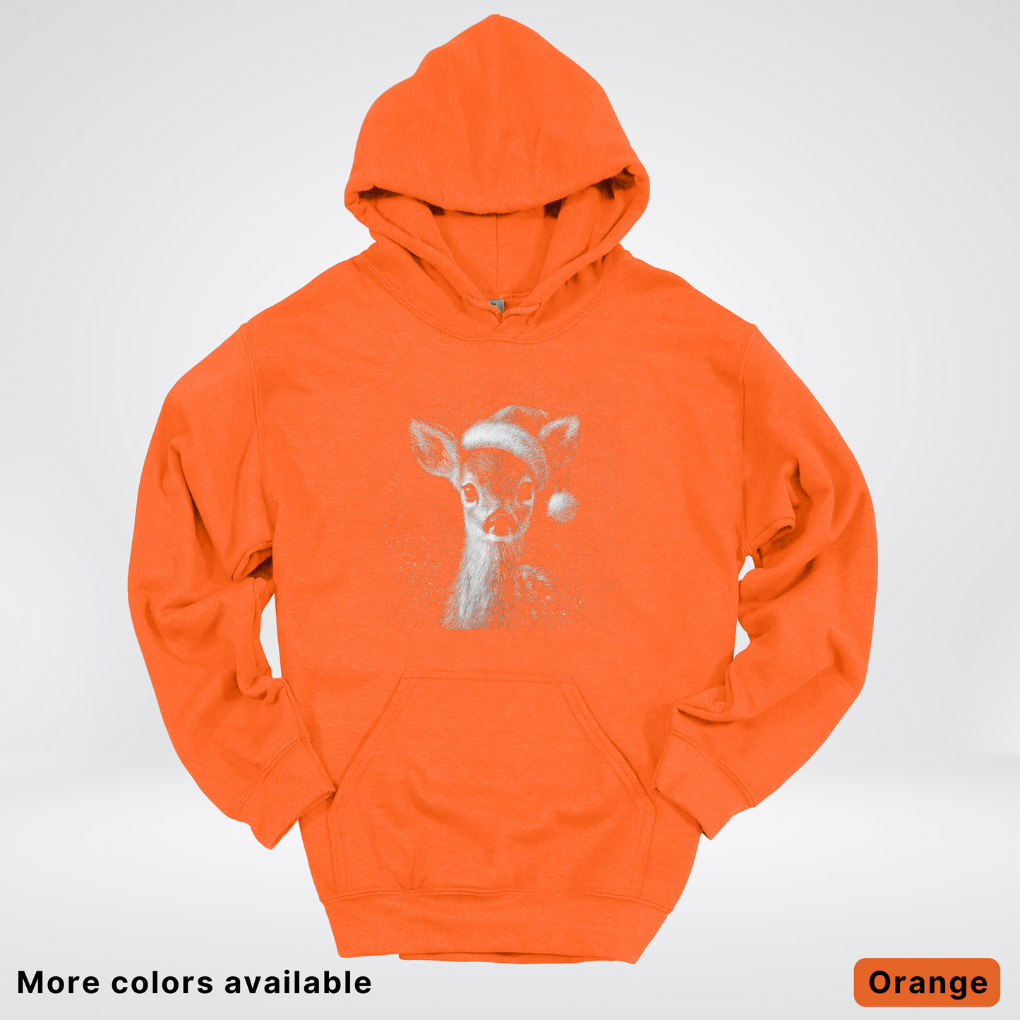 Vintage Christmas Deer - Hoodie