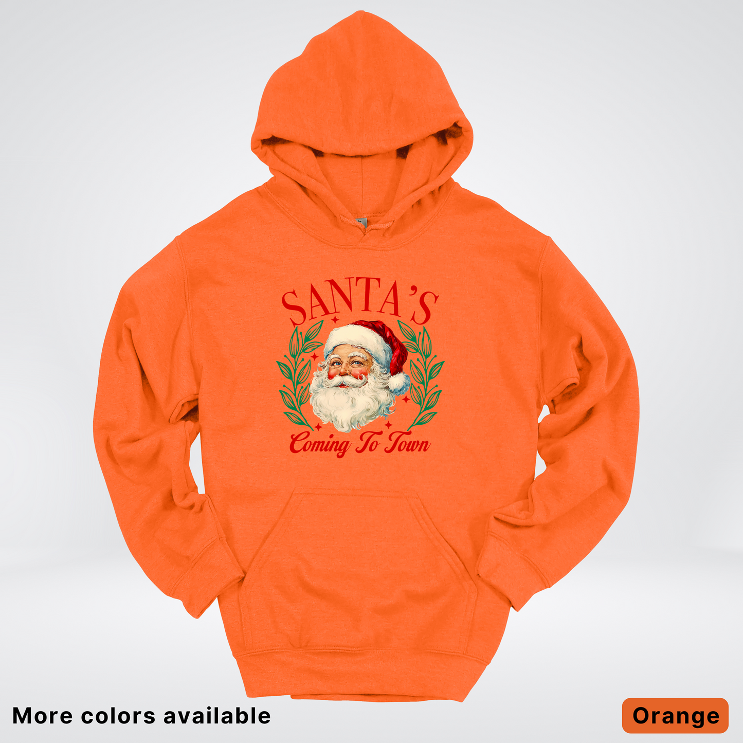 Santa's Coming To Town Hoodie - Hoodie