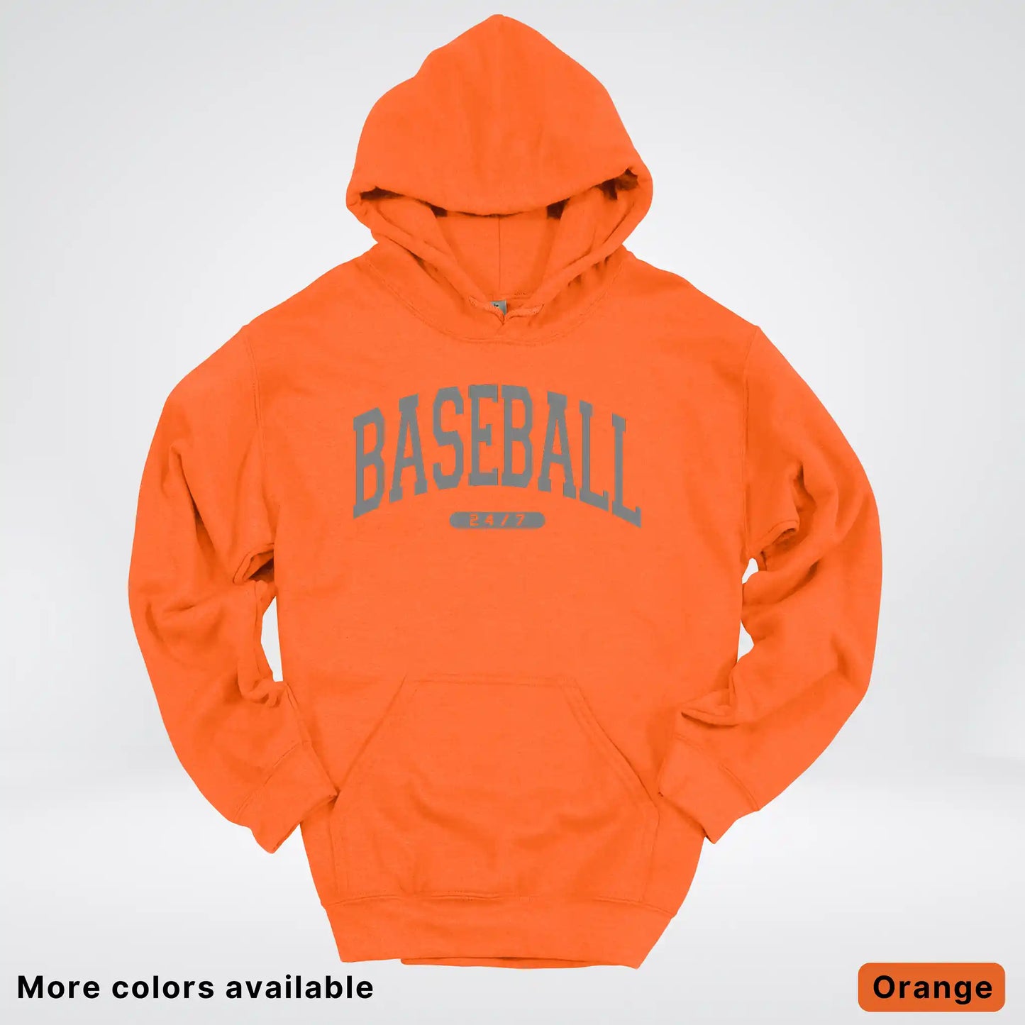 Baseball 24/7 – Gray Design - Hoodie