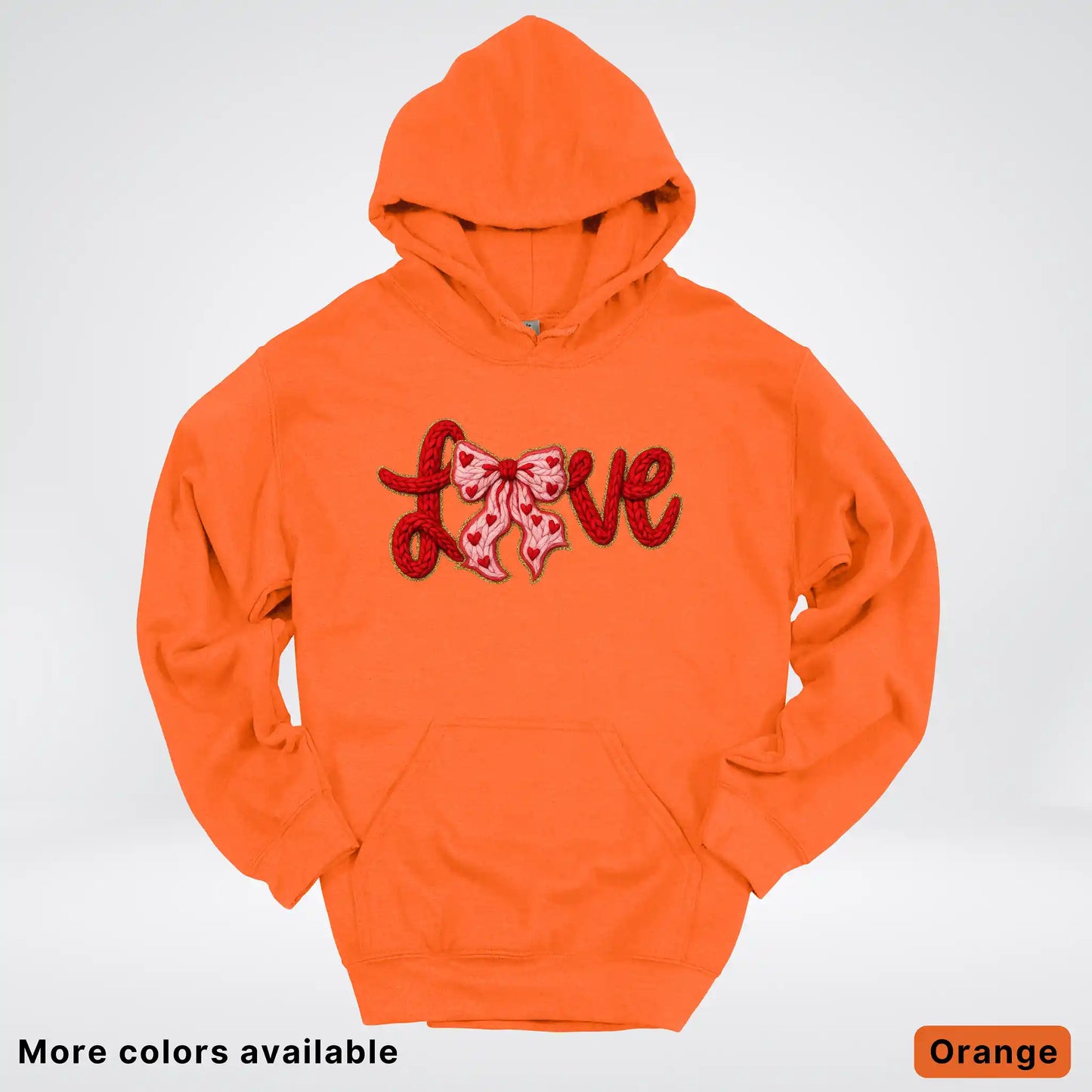 Love Bow Hook Yard Faux - Hoodie