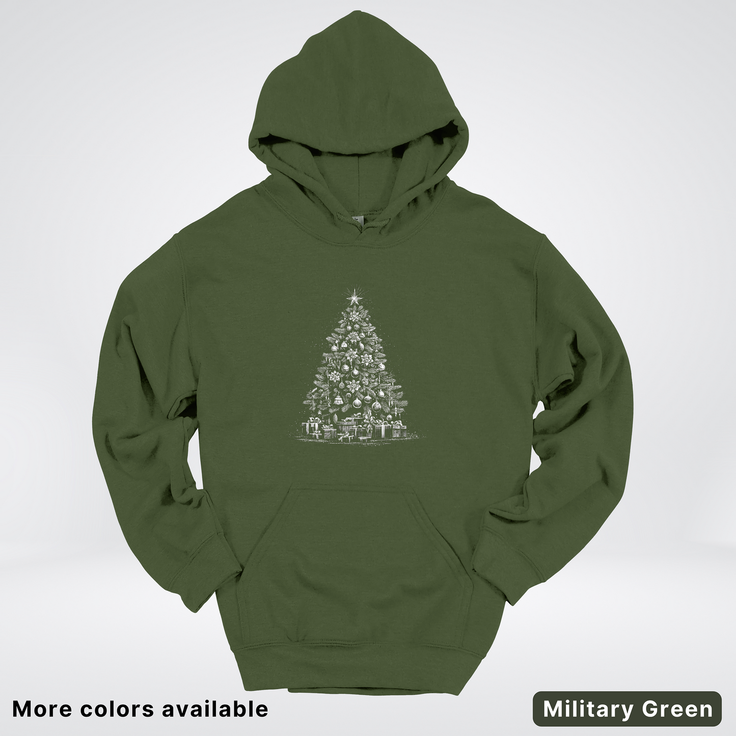 Classic Christmas Tree with Gifts - Hoodie