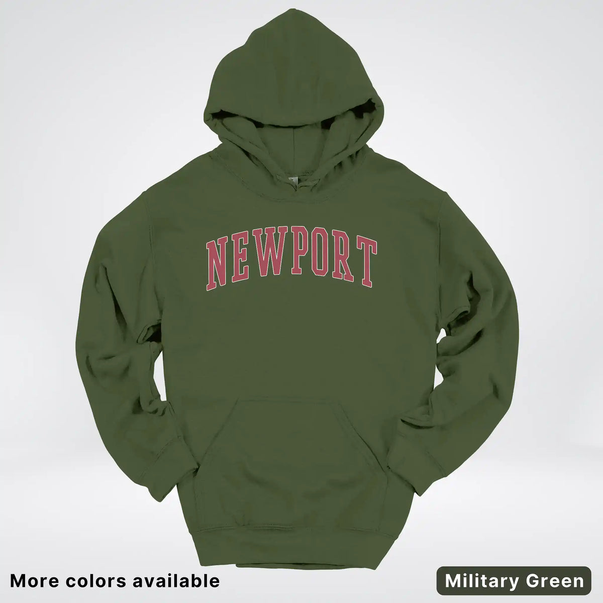 Newport Destination - Red Design - Hoodie