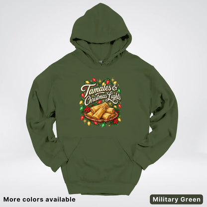 Tamales & Christmas Lights Hoodie