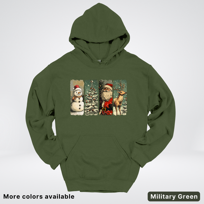 Classic Christmas Strip Art - Hoodie