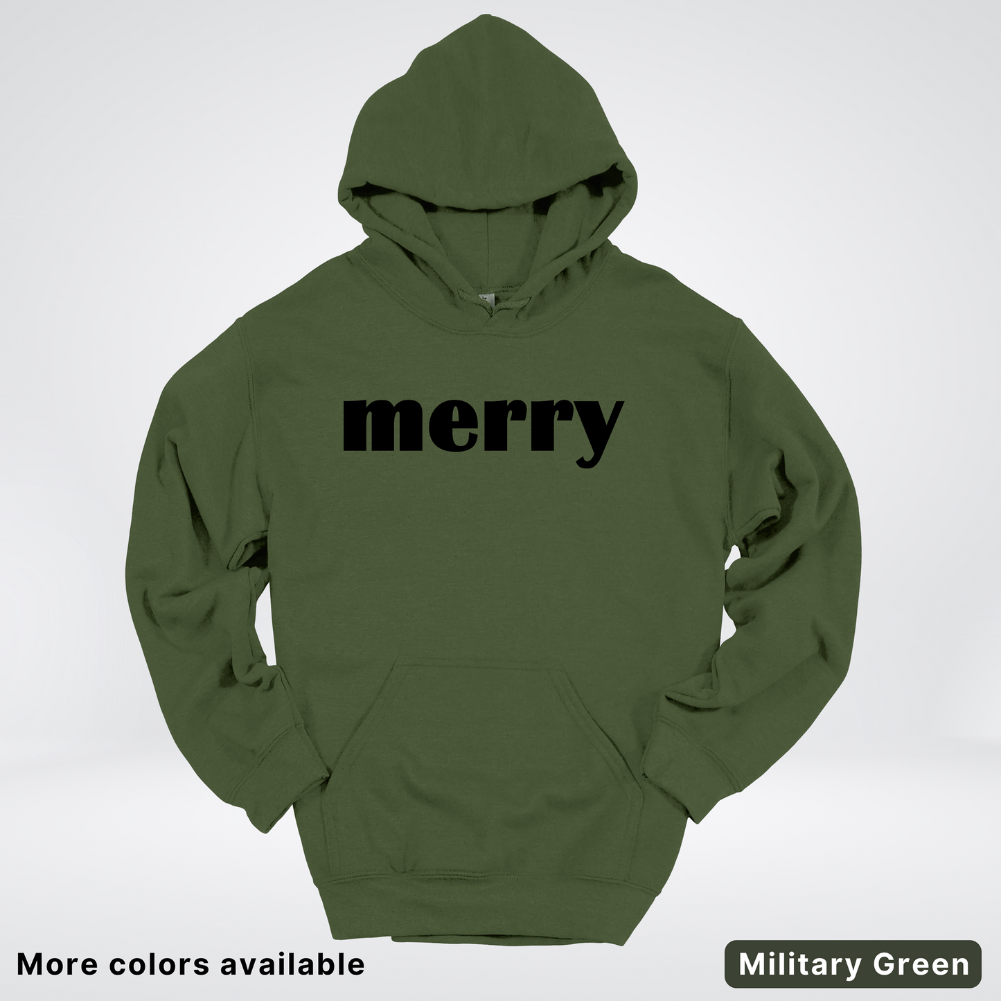 Merry - Black Design - Hoodie
