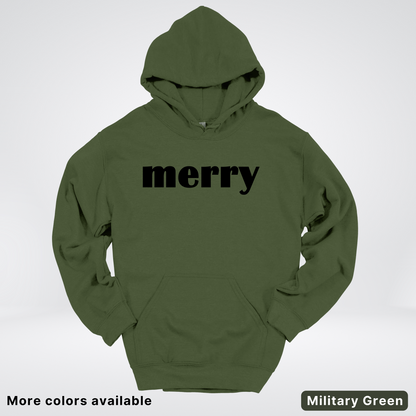 Merry - Black Design - Hoodie
