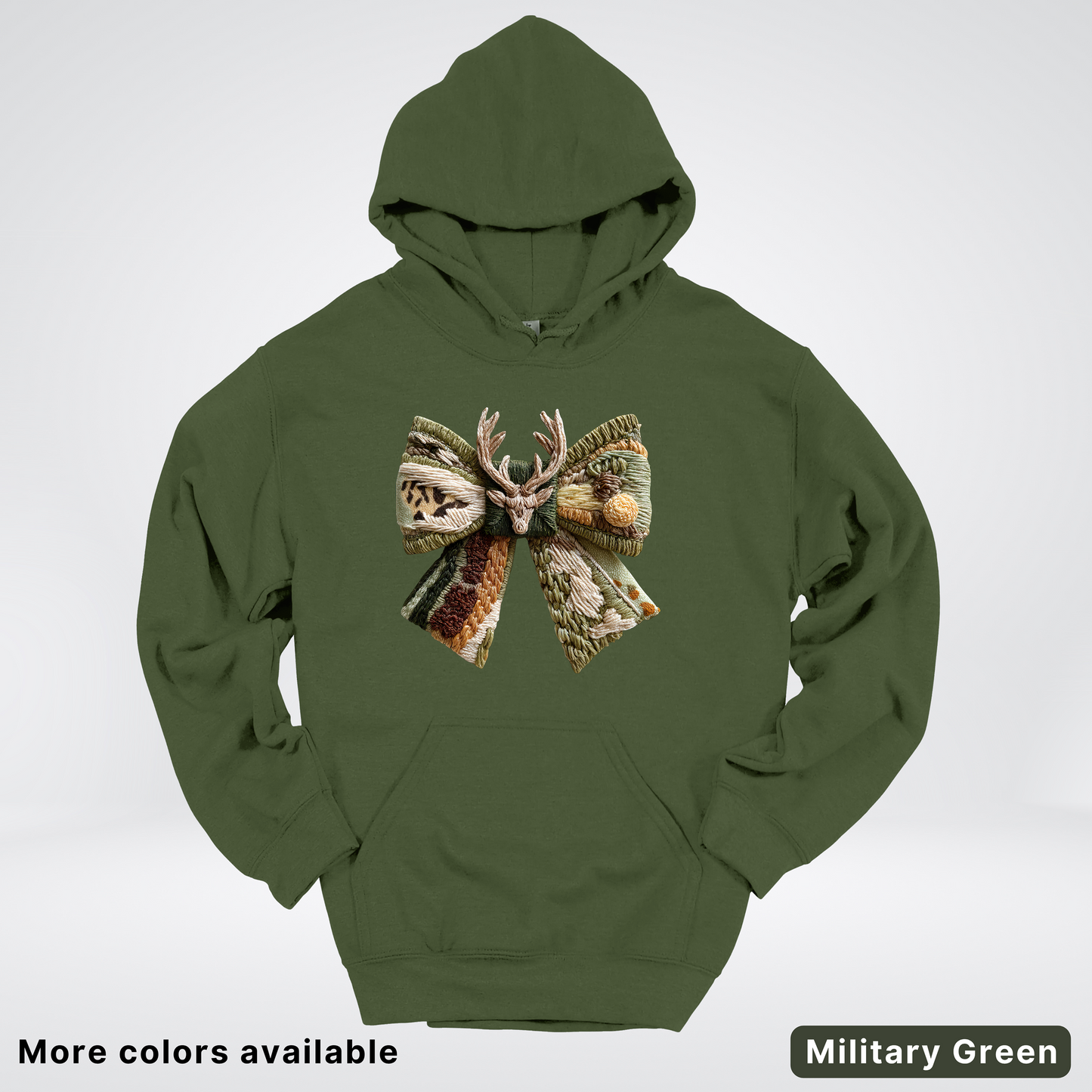 Hook Yard Faux Rustic Antler Bow - Hoodie
