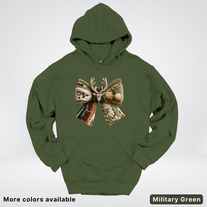 Hook Yard Faux Rustic Antler Bow - Hoodie