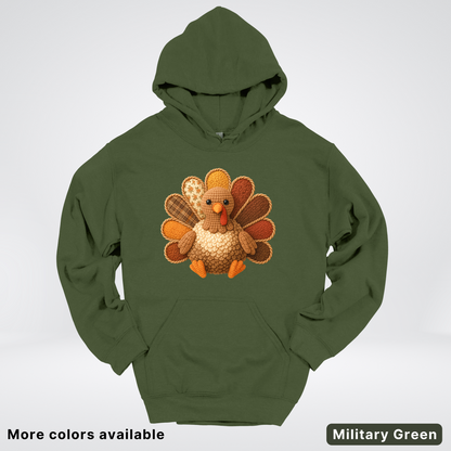 Turkey Crochet Thanksgiving Fall - Hoodie