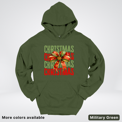 Christmas Star Bow - Hoodie