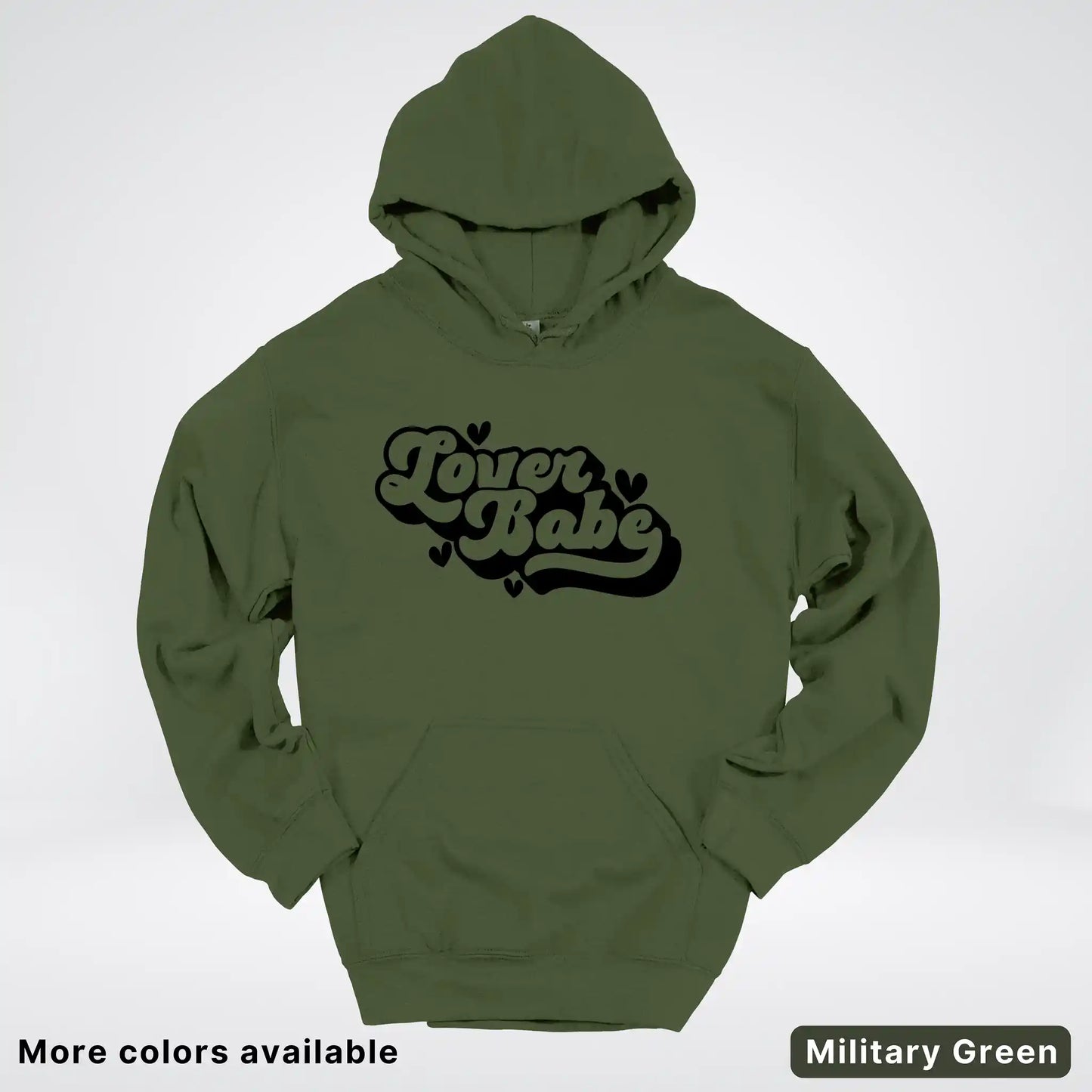 Lover Babe - Black Design - Hoodie