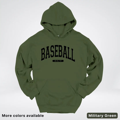 Baseball 24/7 – Black Design - Hoodie