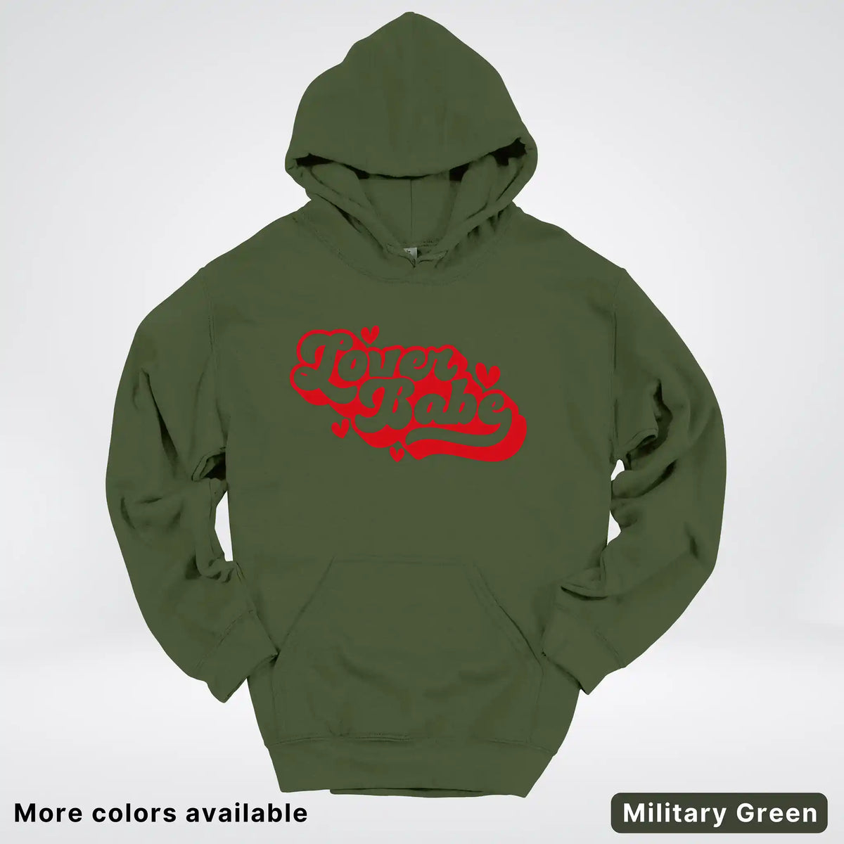 Lover Babe - Red Design - Hoodie
