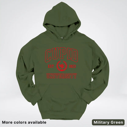 Cupid University Est 1823 - Red Design - Hoodie