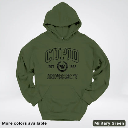 Cupid University Est 1823 - Black Design - Hoodie