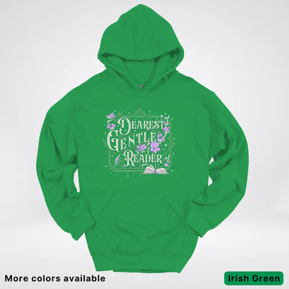 Dearest Gentle Reader – Vintage Floral Book Lover Graphic - Hoodie