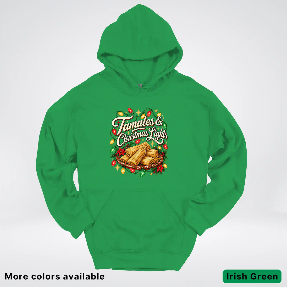 Tamales & Christmas Lights Hoodie