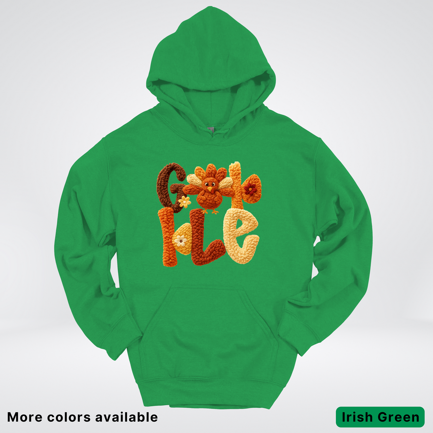 Gobble Crochet Turkey - Hoodie