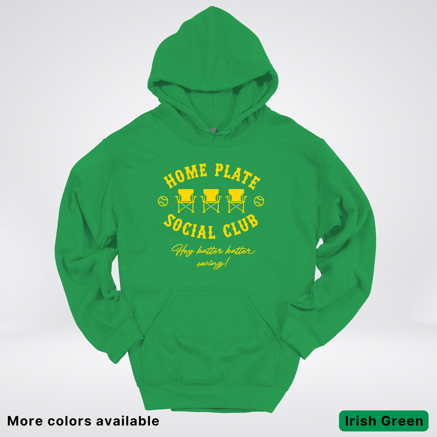 Home Plate Social Club – Gold Design - Hoodie