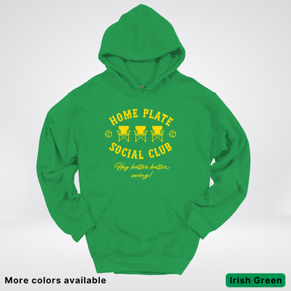 Home Plate Social Club – Gold Design - Hoodie