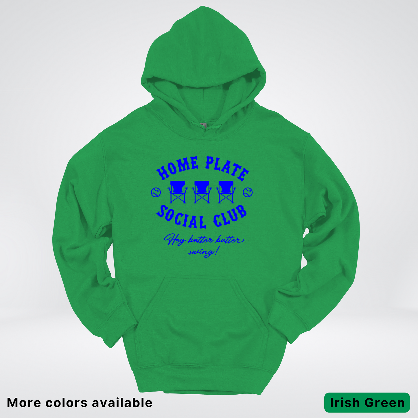 Home Plate Social Club – Blue Design - Hoodie