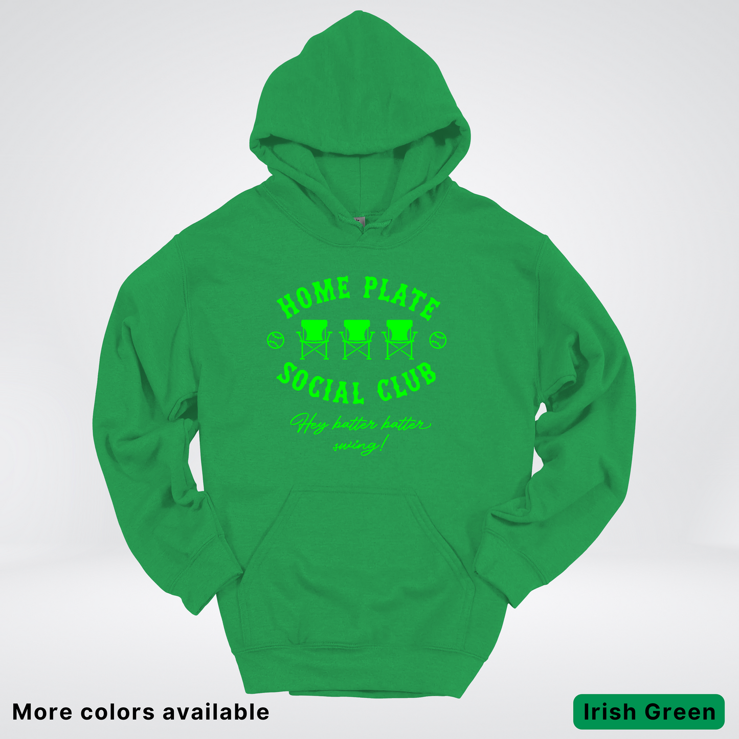 Home Plate Social Club – Green Design - Hoodie